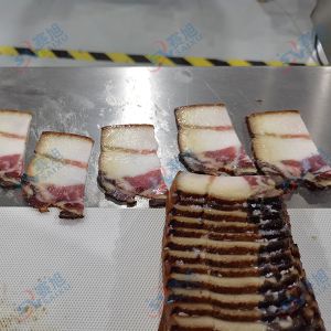 多功能熟肉切片機(jī)，切熏肉片厚薄均勻效果贊!